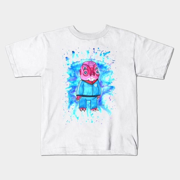 Glootie - Watercolour Kids T-Shirt by lucafon18